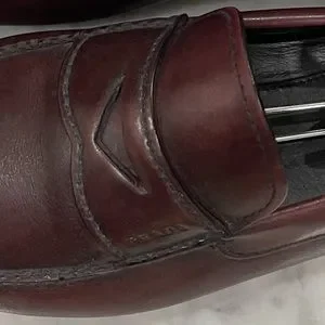 Prada | Shoes | Prada Moccasins Burgundy Color Excellent  display picture 3